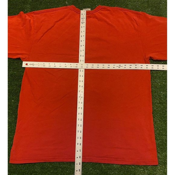 Vintage 90s Nike Air Just Do It center swoosh long sleeve t-shirt XL red - Picture 15 of 15